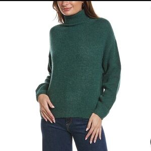 NWT Nation Ltd Charlie Open Back Turtleneck Alpaca & Wool-Blend Sweater, small